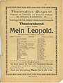 Mein Leopold, 18.02.1923, Donaugasse 48, Bratislava