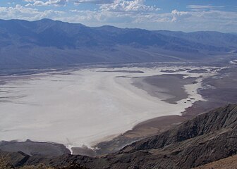 The Badwater Basin in Death Valley is the lowest point of the United States and North America.