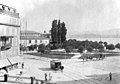 1884, Blick nach Südwesten. Links der Pappeln die alte Tonhalle