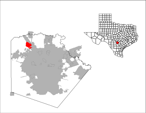 موقعیت کراس مونتین، تگزاس در نقشه