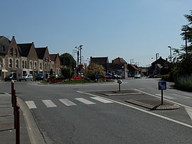 The Place des héros, in Brebières