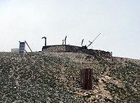 Mount Holmes Fire Lookout burned down after a wildfire, 2019