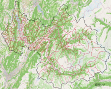 Carte des communes de la Savoie