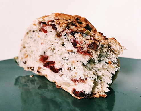 Cranberry and seed bread