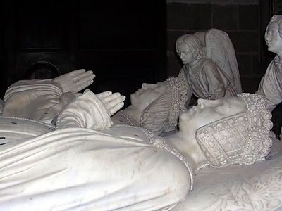 Tomba di Francesco II e Margherita di Foix, particolare, 1507, Cattedrale dei Santi Pietro e Paolo, Nantes