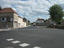 La route départementale 6 en direction de Vichy