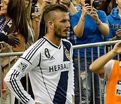 Beckham mewakili LA Galaxy pada 2012