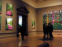 A Bigger Picture at the Royal Academy in London, January 2012 David Hockney, RA London, 2012-02.jpg