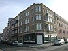 Modernistisch handels- en appartementscomplex