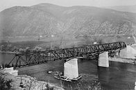 Drina-Brücke km 7,3 kurz vor der Fertigstellung