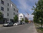 Blick die Erich-Nehlhans-Straße entlang Richtung Thaerstraße