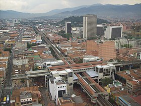 Vue de la station depuis l'Edificio del Café.