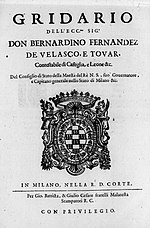 Miniatura para Bernardino Fernández de Velasco y Tovar