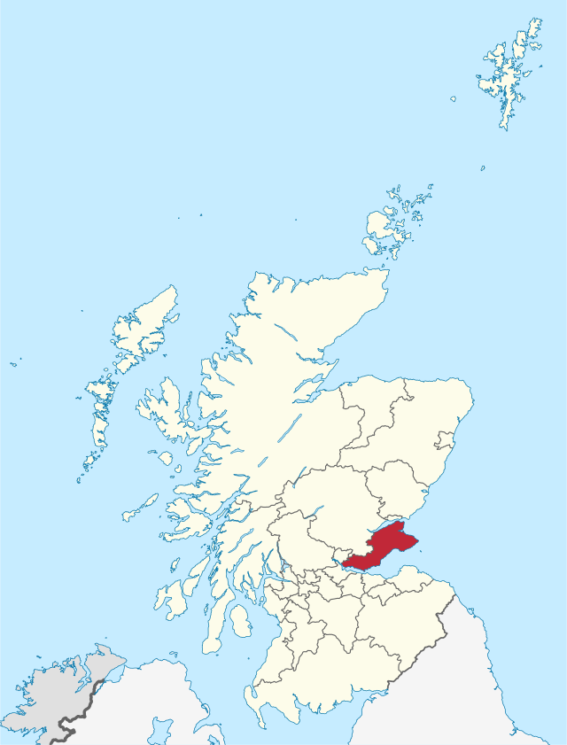 Poziția regiunii Fife