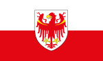 Bandiera de Provinzia autonoma de Balsan/Bulsan – Südtirol