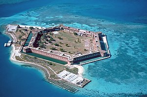 Fort Jefferson is no longer in use and is curr...