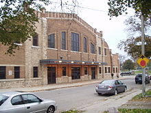 Galt Arena Gardens, opened in 1922, is the oldest operating arena in Ontario. Galt Arena Gardens exterior.jpg