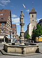 Kornschopfbrunnen / Unterer Markt Brunnen