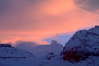 Sonnenaufgang am Hvannadalshnúkur