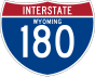 Interstate 180 marker