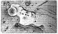 Carta del cratere dell'Etna e della Valle del Bove