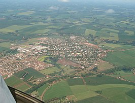 Cafelândia van boven gezien