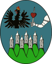 Transylvanian arms in Ioannes Szegedi's version (1734)