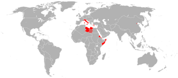 Italy and its colonial possessions in 1914. Italian empire 1914.png