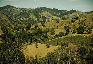 View of Cordillera Central in Corozal, Puerto Rico, by Jack Delano in 1941.