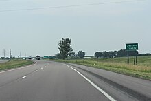 Jackson County sign on I90 Jackson County MN sign I90 looking west.jpg