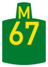 Metropolitan route M67 shield