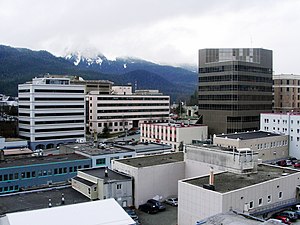 View of downtown Juneau from the Baranoff Hote...