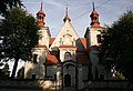kościół par. pw. Matki Boskiej Bolesnej, lata 1718-1741, 1792-1795, 1948-1949