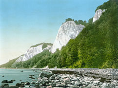 Die Formation vom Strand aus gesehen (um 1900)
