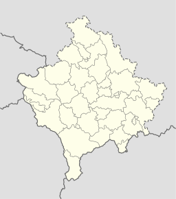 Gjakovas Läge i Kosovo