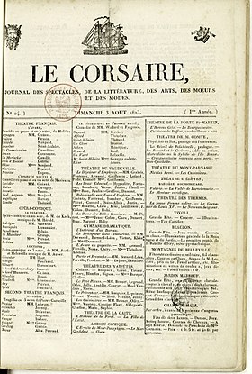 Image illustrative de l’article Le Corsaire (journal)