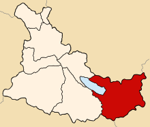 Location of Layo in the Canas province