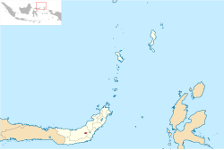 Location within North Sulawesi