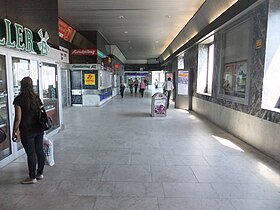 The main hall of Donnersbergerbrücke station