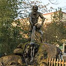 Tarzan Heykeli ("the statue of Tarzan"), statue of Ahmet Bedevi in Manisa