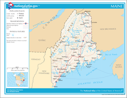 Maine – Mappa