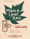 Second edition cover of "Maple Leaf Rag."