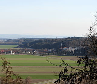 Die Holzstöcke aufgenommen von der Frohbergkapelle