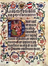 The Lord's Prayer, in Matthew 6:9, 1500, Vienna Meister des Lehrbuchs Kaiser Maximilians I. 001.jpg