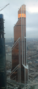 Mercury City Tower v Moskve od Franka Williamsa a partnerov (2012)