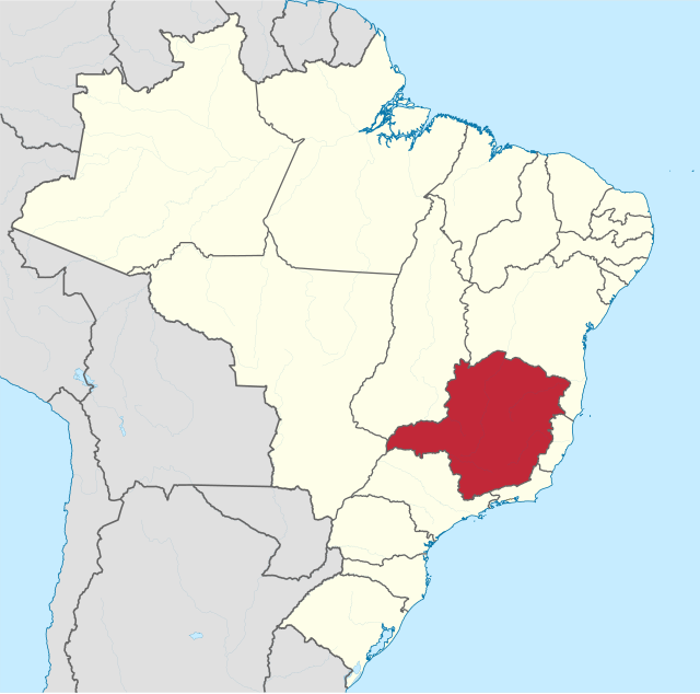 Localização de Minas Gerais