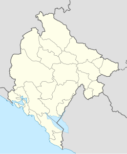 TGD. Карта розташування: Чорногорія