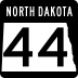 North Dakota Highway 44 marker