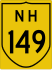 National Highway 149 marker