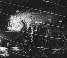 The Bhola cyclone on November 11, 1970, at 0858 UTC